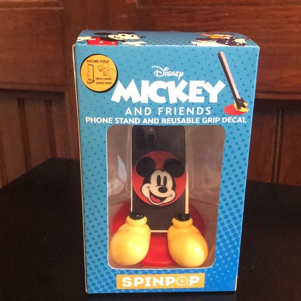 Disney Mickey Mouse feet phone stand & decal grip